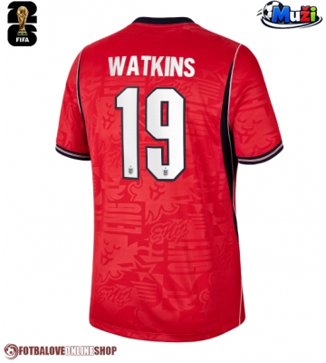 Anglie Ollie Watkins #19 Venkovní Dres MS 2026 Krátkým Rukávem
